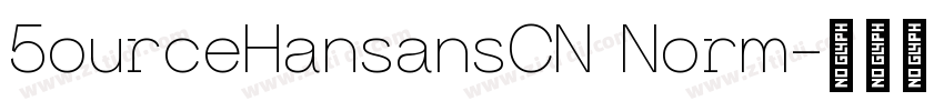 5ourceHansansCN Norm字体转换
